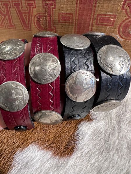 Nickle & Leather Bracelet