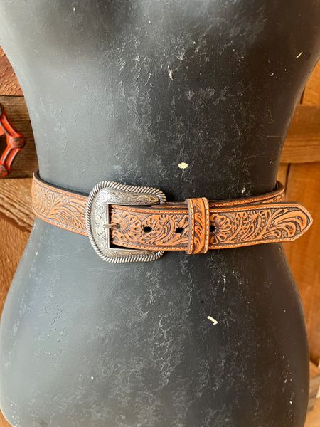 Cowhide Stone Belt