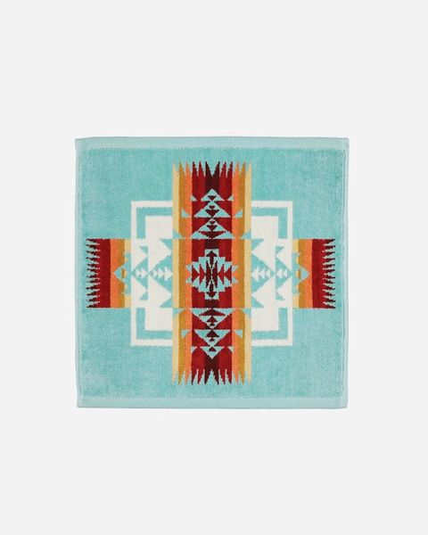 Chief Joseph Wash Cloth (Aqua)