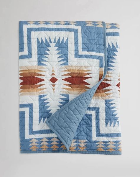 Denim Harding Coverlet Set (Full/Queen)