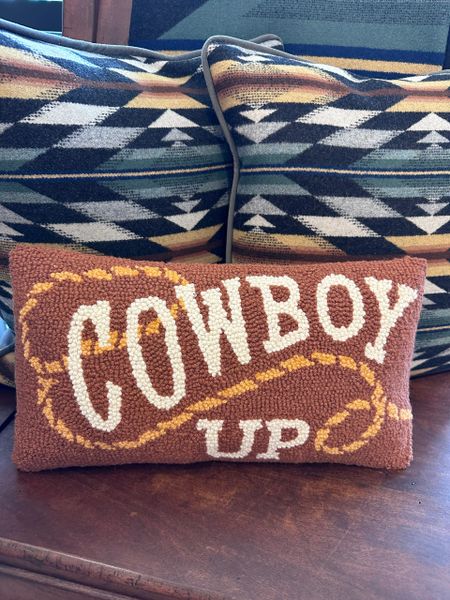 Cowboy Up Pillow