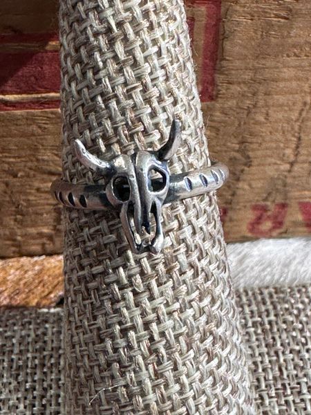 Silver Skull Ring
