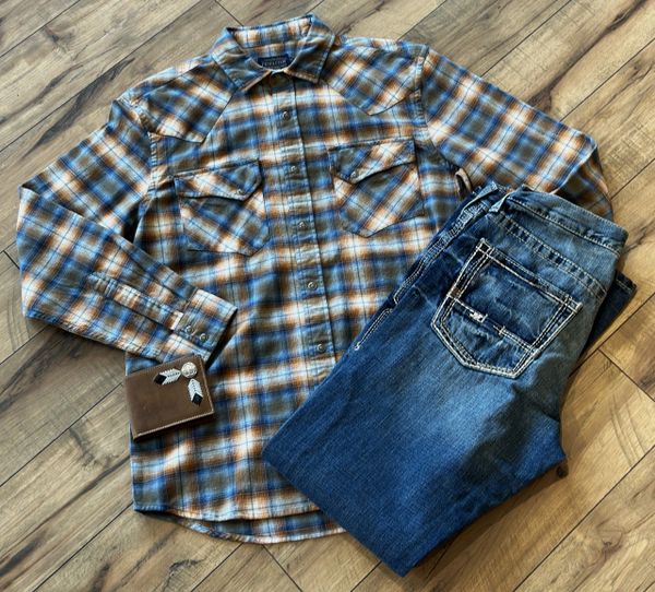 CLEARANCE Wyatt Honey Ginger LS Shirt