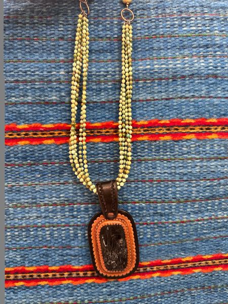 Carved Horn Desert Necklace