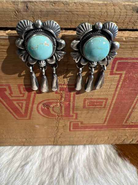 Silver & Turquoise Earrings