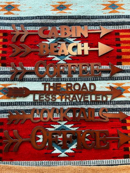 Rustic Arrow Signs (6 Options)