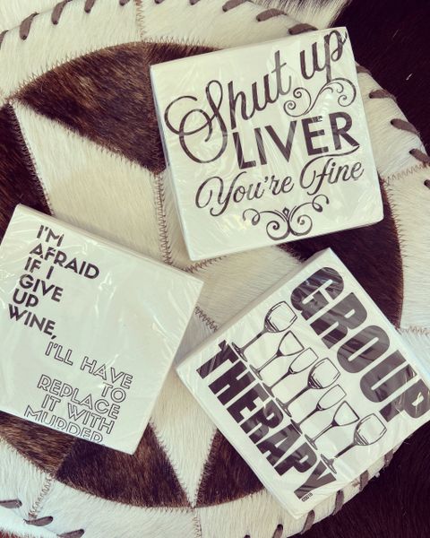 CLEARANCE Cocktail Napkin