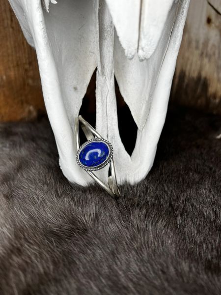 Lapis & Sterling Cuff