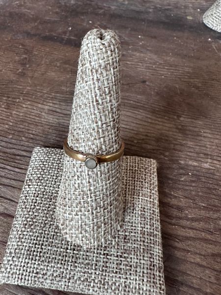 CLEARANCE Marea Vermeil Stacking Brass Ring
