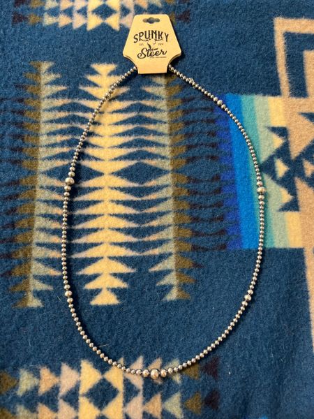 Navajo Pearl Necklace 28"
