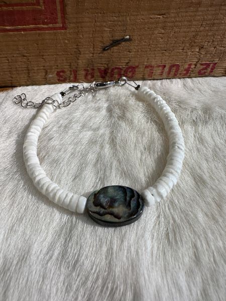 Abalone White Shell Bracelet
