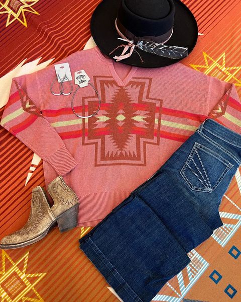 CLEARANCE Faded Rose Harding Pullover