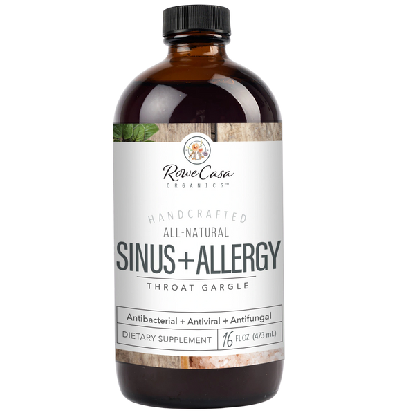 Throat gargle for sinus drainage