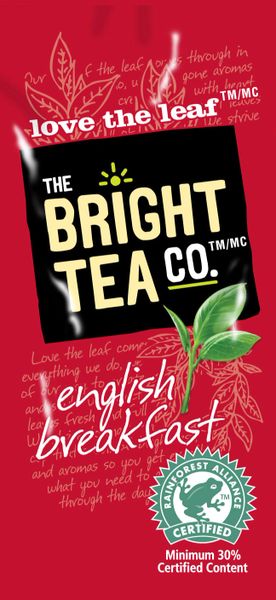 English Breakfast Tea 100 single servings per case