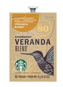 STARBUCKS VERANDA BLEND - case of 80 single servings