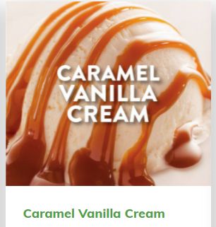 Caramel Vanilla Cream: 50 2.2oz bags per case