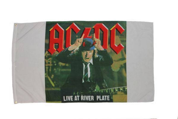 AC/DC 3' X 5' FEET FLAG BANNER .. NEW AND IN A PACKAGE