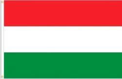 HUNGARY PLANE LARGE 3' X 5' FEET COUNTRY FLAG BANNER .. NEW AND IN A PACKAGE