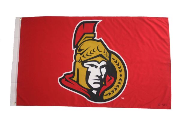 OTTAWA SENATORS 3' X 5' FEET NHL HOCKEY LOGO FLAG BANNER