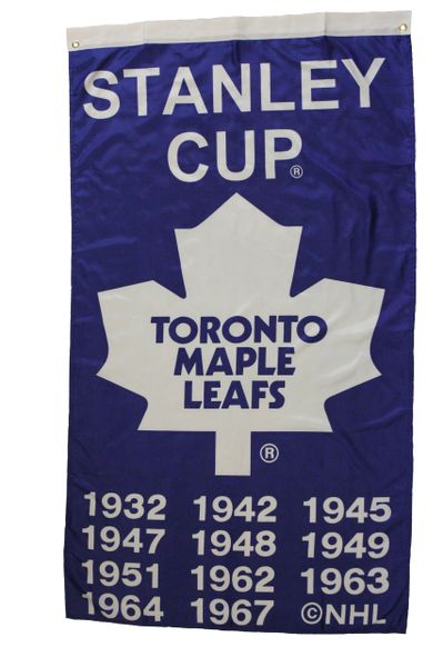STANLEY CUP TORONTO MAPLE LEAFS NHL HOCKEY LOGO 5' X 3' FEET BANNER FLAG