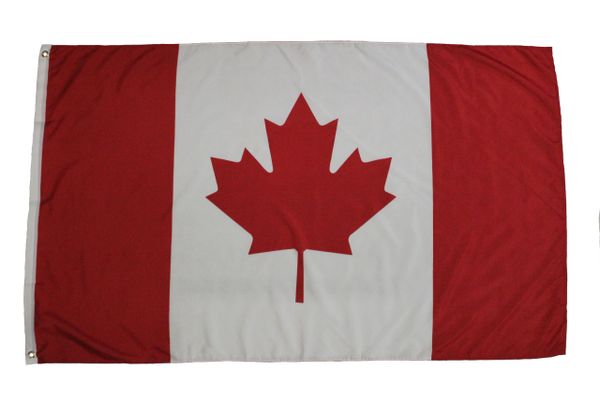 CANADA LARGE 3' X 5' FEET COUNTRY FLAG BANNER .. NEW AND IN A PACKAGE