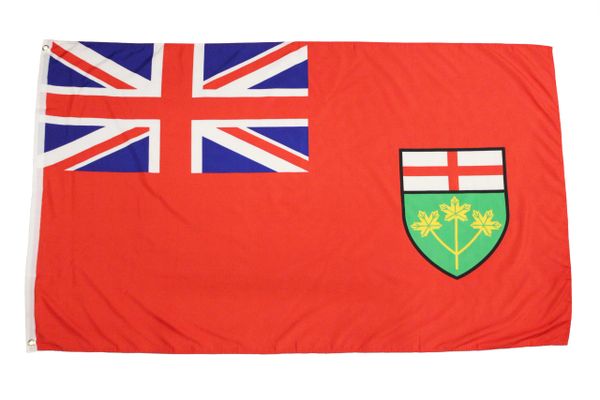 ONTARIO Large 3' X 5' Feet Provincial FLAG BANNER