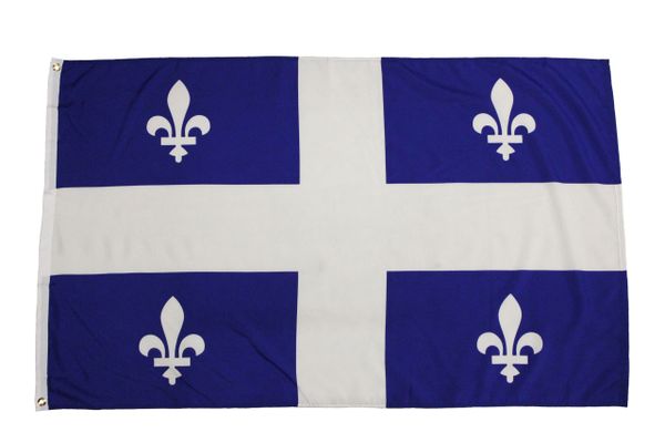 QUEBEC Large 3' X 5' Feet Provincial FLAG BANNER
