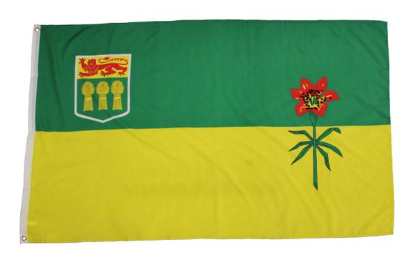 SASKATCHEWAN Large 3' X 5' Feet Provincial FLAG BANNER