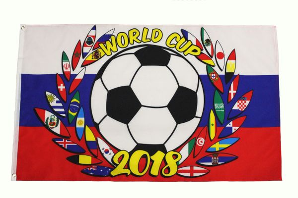 FIFA WORLD CUP 2018 ,RUSSIA Country Flag 3' X 5' FEET FLAG BANNER