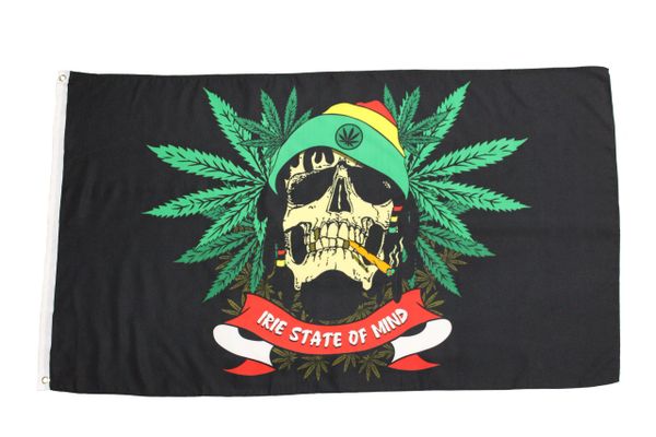 IRIE STATE OF MIND 3' X 5' Feet FLAG BANNER