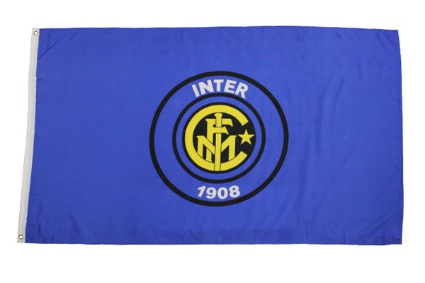 INTER MILAN - BLUE WITH CLUB LOGO 3 X 5 FEET FLAG... NEW | SHOPPING FOR