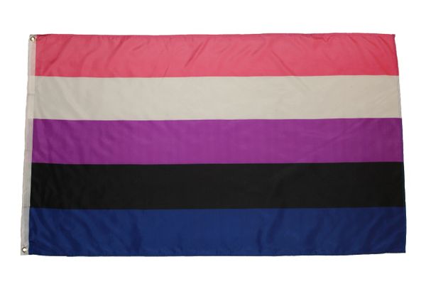 GENDER FLUID Pride 3' x 5' Feet Flag Banner. New …