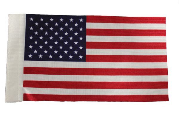 USA Country 9" x 6" Inch CAR Antenna Flag Polyester New …