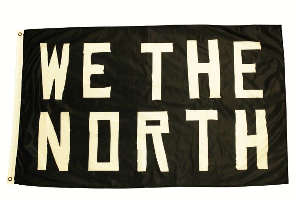 WE THE NORTH - TORONTO RAPTORS 3 x 5 FEET FLAG BANNER.