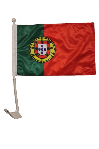 PORTUGAL - AZORES Country 2 Sides 12" X 18" Inch CAR STICK FLAG