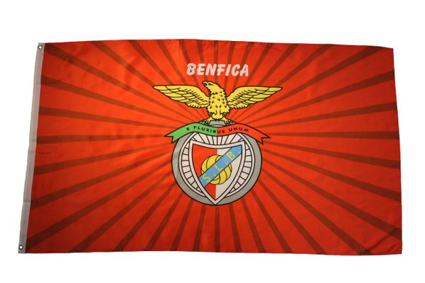 BENFICA S.L.B. E PLURIBUS UNUM Large 3' X 5' Feet FLAG BANNER