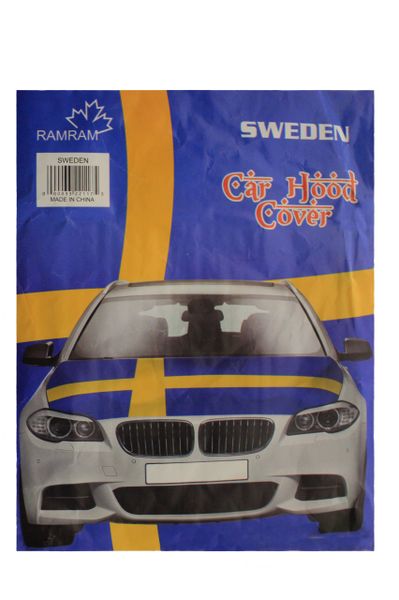 SWEDEN Country Flag CAR HOOD COVER