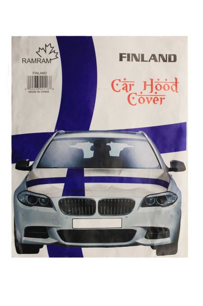 FINLAND Country Flag CAR HOOD COVER