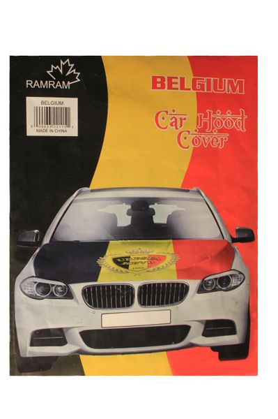 BELGIUM Country Flag URBSFA KBVB Logo CAR HOOD COVER