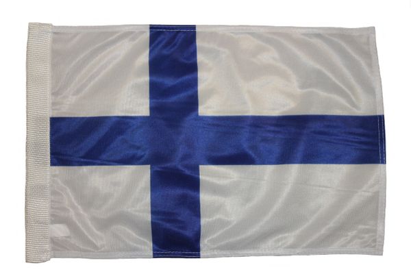 FINLAND Country 12" X 18" Inch CAR FLAG BANNER Without Pole