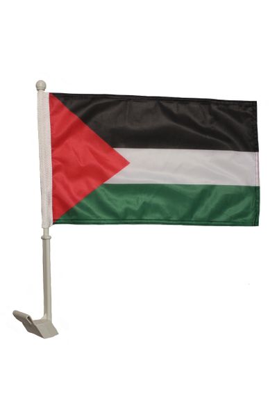 PALESTINE Country 12" X 18" Inch CAR FLAG BANNER