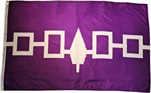 IROQUOIS Purple Fist Nations 2' x 3' Feet FLAG BANNER
