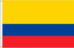 COLOMBIA LARGE 3' X 5' FEET COUNTRY FLAG BANNER .. NEW AND IN A PACKAGE