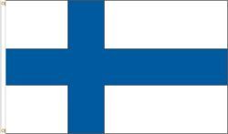 FINLAND LARGE 3' X 5' FEET COUNTRY FLAG BANNER .. NEW AND IN A PACKAGE