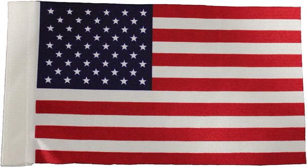 USA Country 6" x 9" Inch MOTORCYCLE FLAG Without POLE