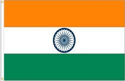 INDIA LARGE 3' X 5' FEET COUNTRY FLAG BANNER .. NEW AND IN A PACKAGE