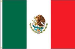 MEXICO LARGE 3' X 5' FEET COUNTRY FLAG BANNER .. NEW AND IN A PACKAGE