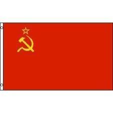 USSR LARGE 3' X 5' FEET COUNTRY FLAG BANNER .. NEW AND IN A PACKAGE