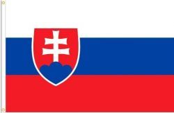 SLOVAKIA LARGE 3' X 5' FEET COUNTRY FLAG BANNER .. NEW AND IN A PACKAGE