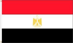EGYPT LARGE 3' X 5' FEET COUNTRY FLAG BANNER .. NEW AND IN A PACKAGE